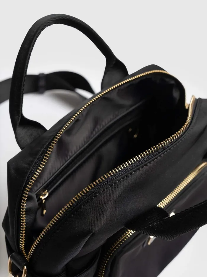 Saint And Sofia Nylon Bags Women Nylon Noho Bag 8211 Black Black