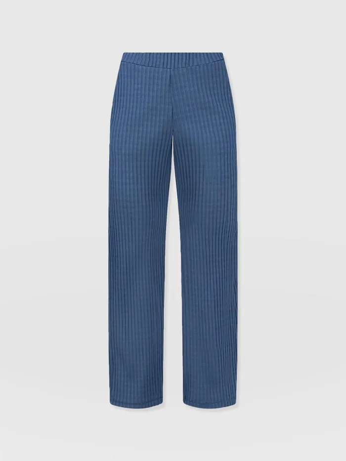 Saint And Sofia Pants Women Apartment Pant 8211 Teal Rib Teal Rib