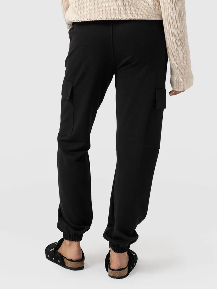 Saint And Sofia Pants Women Cargo Tapered Pant 8211 Black Black