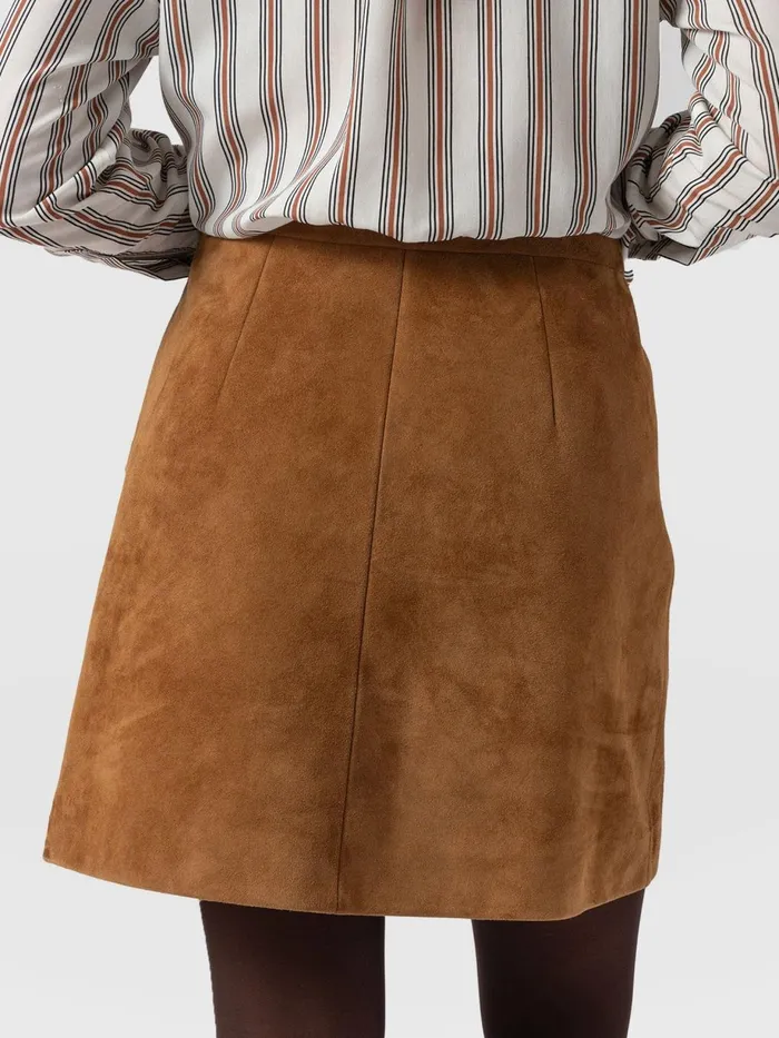 Saint And Sofia Skirts Women Luther Suede Mini 8211 Camel Camel