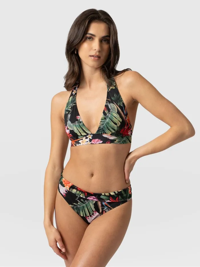 Saint And Sofia Swimwear Women Kyra Bikini Top 8211 Tropics Tropics
