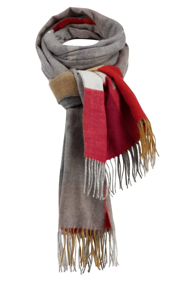 Sale Men FYNCHHATTON Checked Statement Scarf Camelwave Sale Men FYNCHHATTON Checked Statement Scarf Camelwave