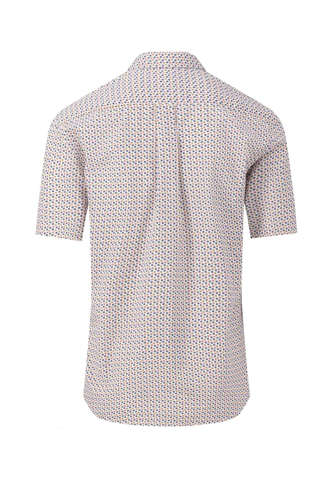Sale Men FYNCHHATTON Dotted Short sleeved Shirt Made Of Pure Cotton Dusty Lavenderleaf Greenorient Redsummer Breeze Sale Men FYNCHHATTON Dotted Short sleeved Shirt Made Of Pure Cotton Dusty Lavenderleaf Greenorient Redsummer Breeze