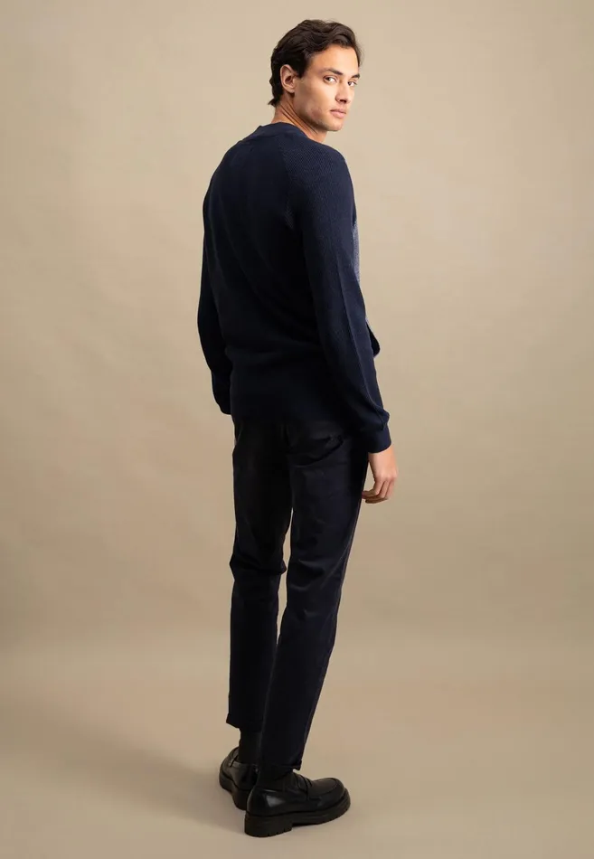 Sale Men FYNCHHATTON Parting Jacket Made Of Cotton In Twocolor Dark Khakinavy