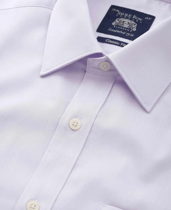 Savile Row Company Lilac Cotton Twill Classic Fit Formal Shirt 8211 Double Cuff Lilac Men Formal Shirts Savile Row Company Lilac Cotton Twill Classic Fit Formal Shirt 8211 Double Cuff Lilac Men Formal Shirts