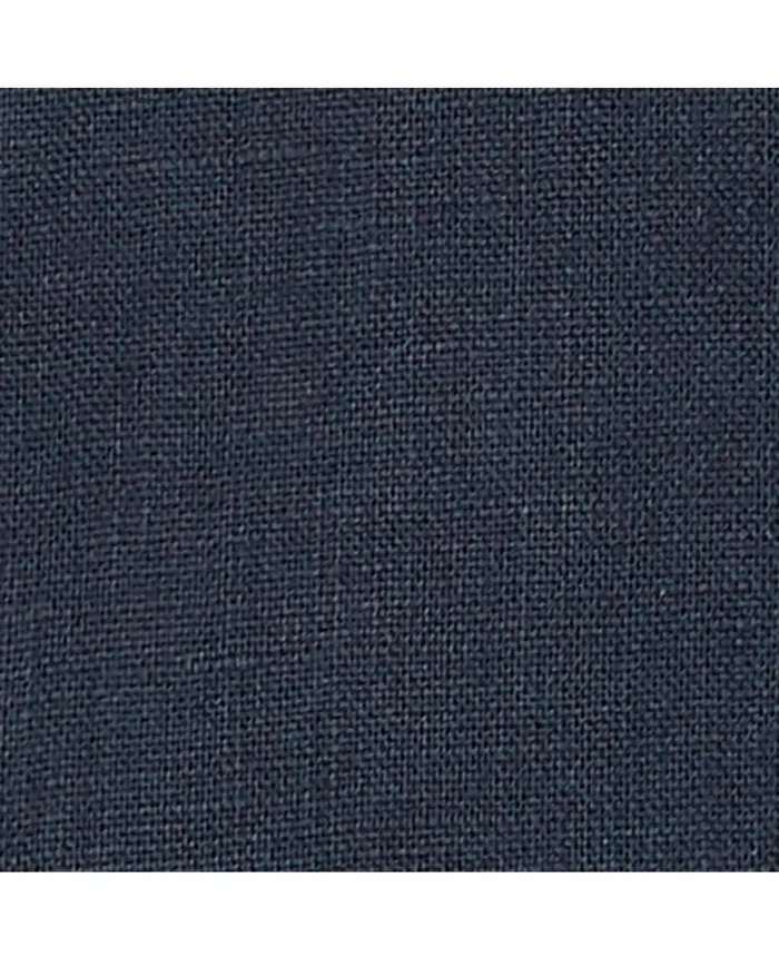 Savile Row Company Navy Linen Shacket Men Casual Shirts