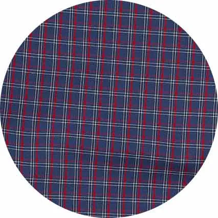 Savile Row Company Navy Red Check Cotton Lounge Pants Navy Red Check Men Lounge Pants