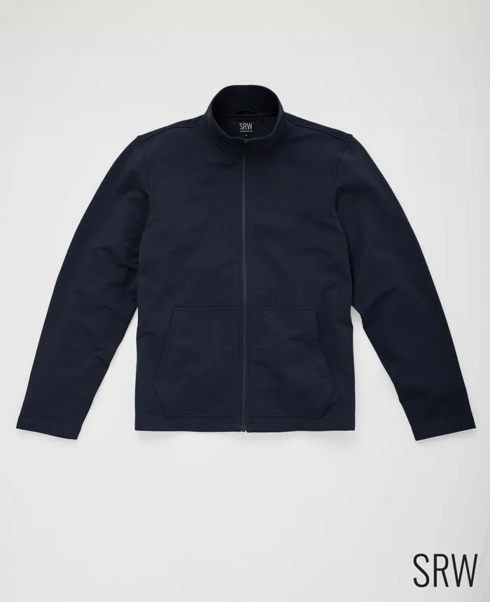 Savile Row Company Navy Stretch Cotton Blend ZipUp Sweatshirt Navy Men Casual Tops Savile Row Company Navy Stretch Cotton Blend ZipUp Sweatshirt Navy Men Casual Tops