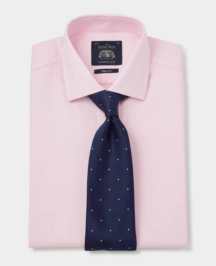 Savile Row Company Pale Pink Twill Slim Fit Formal Shirt 8211 Single Or Double Cuff Pink Twill Men Formal Shirts Savile Row Company Pale Pink Twill Slim Fit Formal Shirt 8211 Single Or Double Cuff Pink Twill Men Formal Shirts