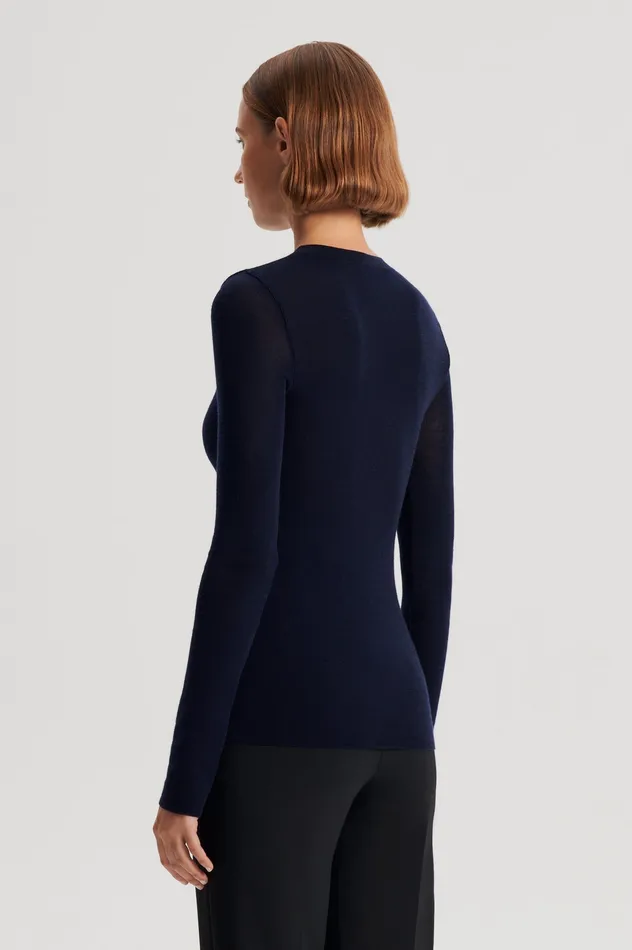 Scanlan Theodore Babywool Crew Neck Sweater Navy Tops Scanlan Theodore Babywool Crew Neck Sweater Navy Tops Scanlan Theodore Women Knitwear Scanlan Theodore Babywool Crew Neck Sweater Navy Tops Scanlan Theodore Babywool Crew Neck Sweater Navy Tops Scanlan Theodore Women Knitwear
