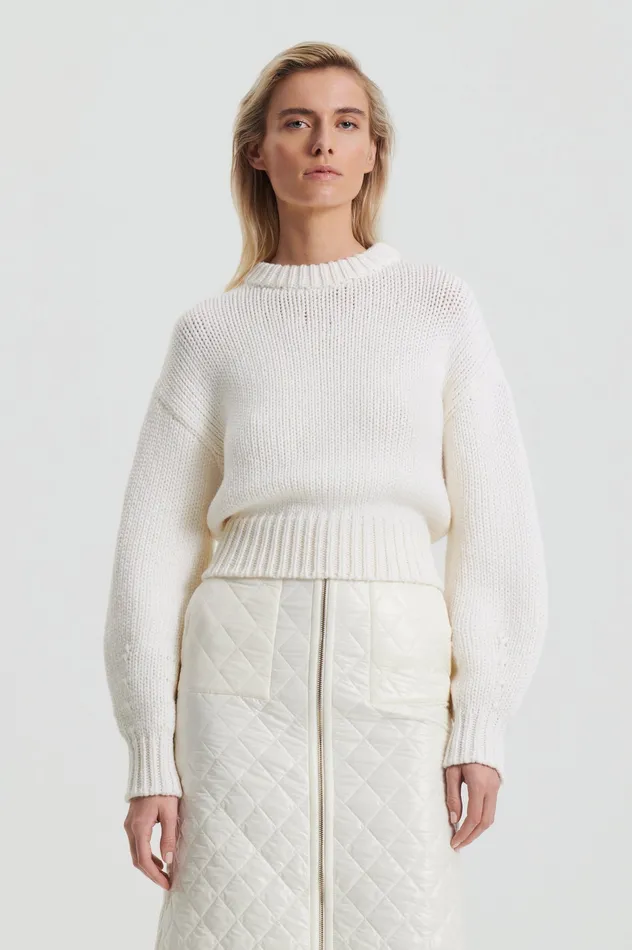 Scanlan Theodore Knitwear Women COCOON SWEATER CREAM Scanlan Theodore Knitwear Women COCOON SWEATER CREAM
