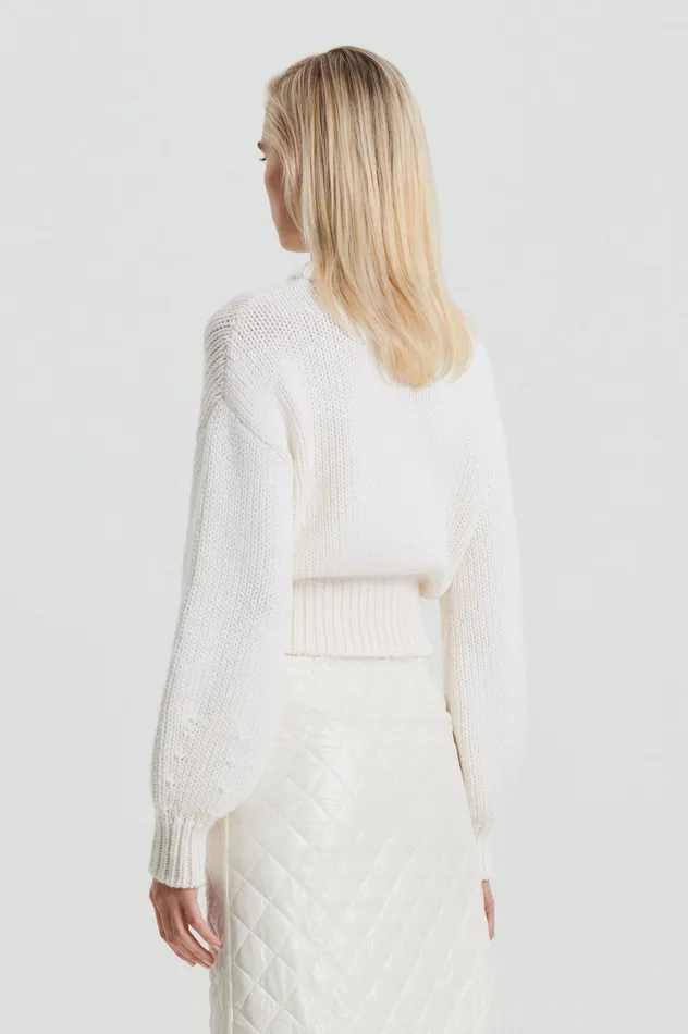 Scanlan Theodore Knitwear Women COCOON SWEATER CREAM Scanlan Theodore Knitwear Women COCOON SWEATER CREAM