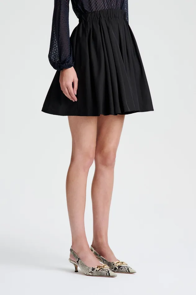 Scanlan Theodore TECH SKIRT BLACK Women Skirts Scanlan Theodore TECH SKIRT BLACK Women Skirts