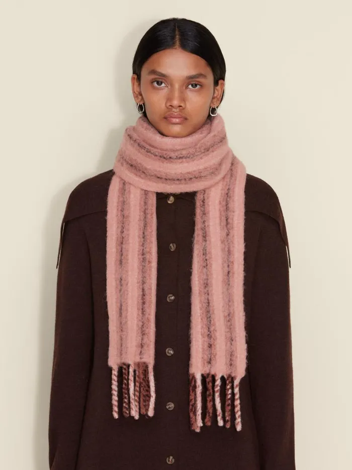 Scarves WomenMen Holzweiler Aster XXS 240 Red Stripe