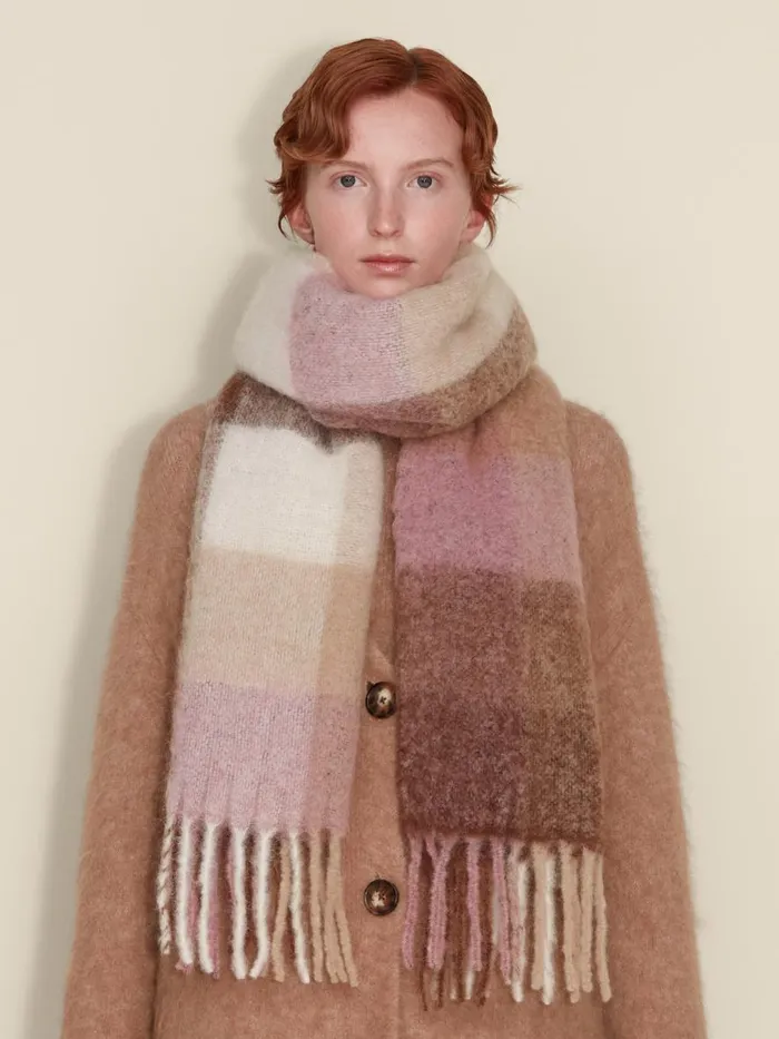 Scarves WomenMen Holzweiler Fresia Brown Check