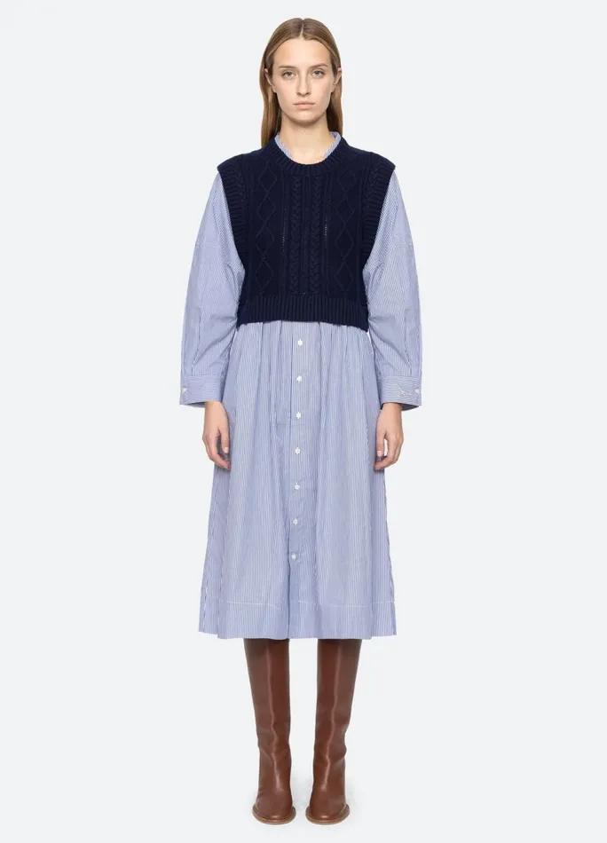 Sea New York Dresses Caleb Dress Navy 8211 Women