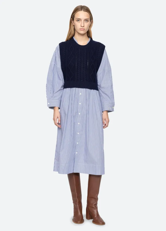 Sea New York Dresses Caleb Dress Navy 8211 Women