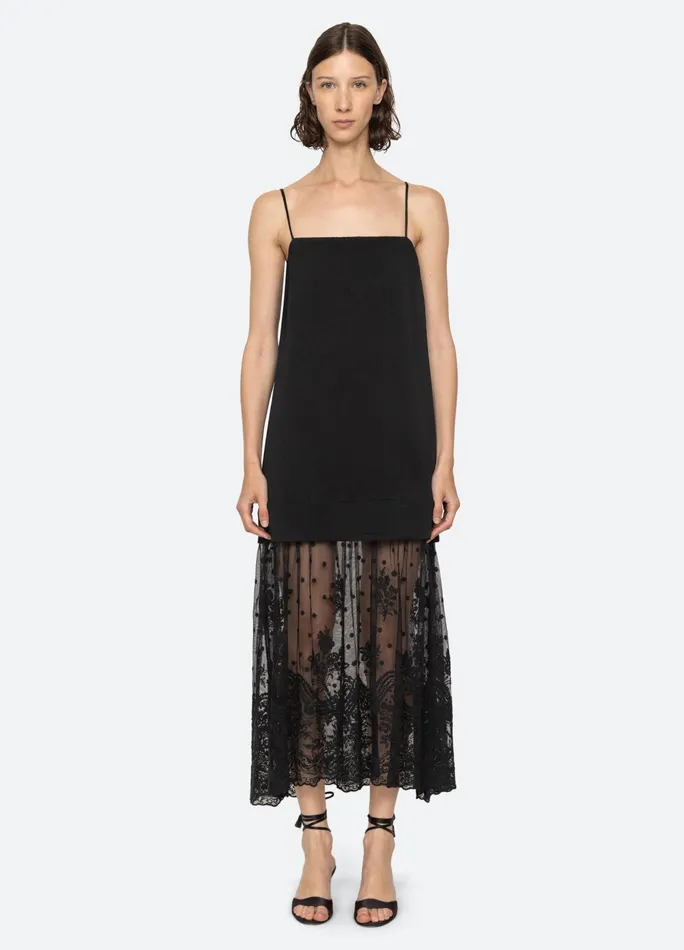 Sea New York Dresses Noa Slip Dress Black 8211 Women