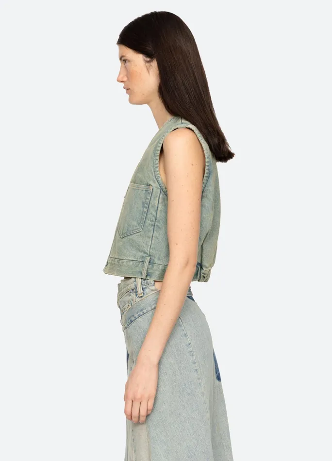 Sea New York Tops Alba Vest Blue 8211 Women
