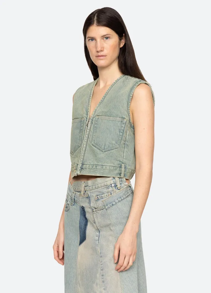 Sea New York Tops Alba Vest Blue 8211 Women