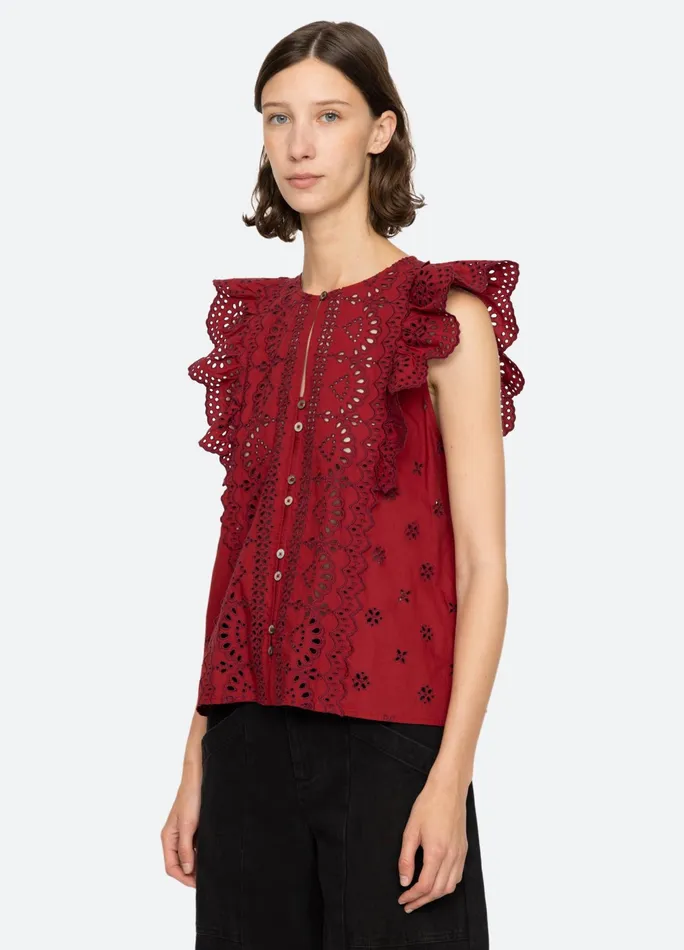 Sea New York Tops Lainey Tank Red 8211 Women