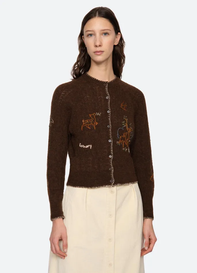 Sea New York Tops Martha Cardigan Brown 8211 Women