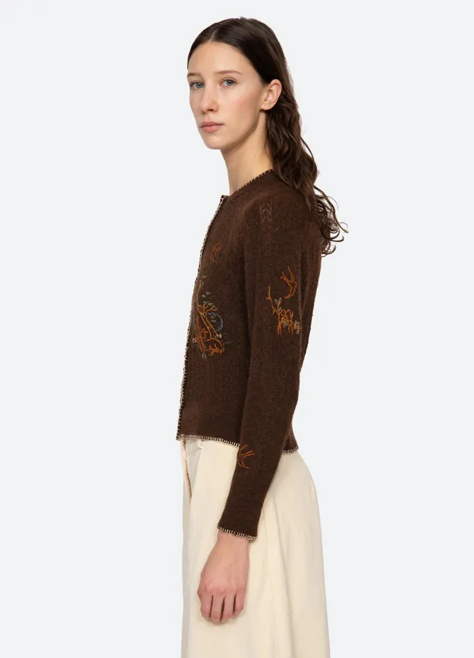 Sea New York Tops Martha Cardigan Brown 8211 Women