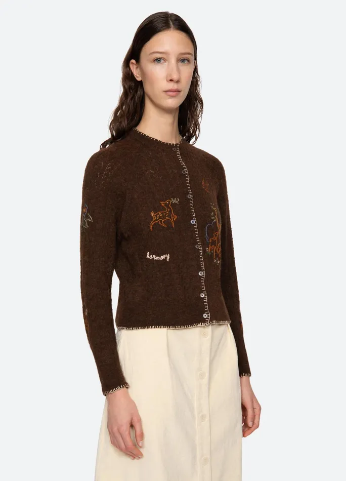 Sea New York Tops Martha Cardigan Brown 8211 Women