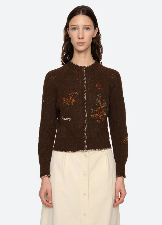 Sea New York Tops Martha Cardigan Brown 8211 Women