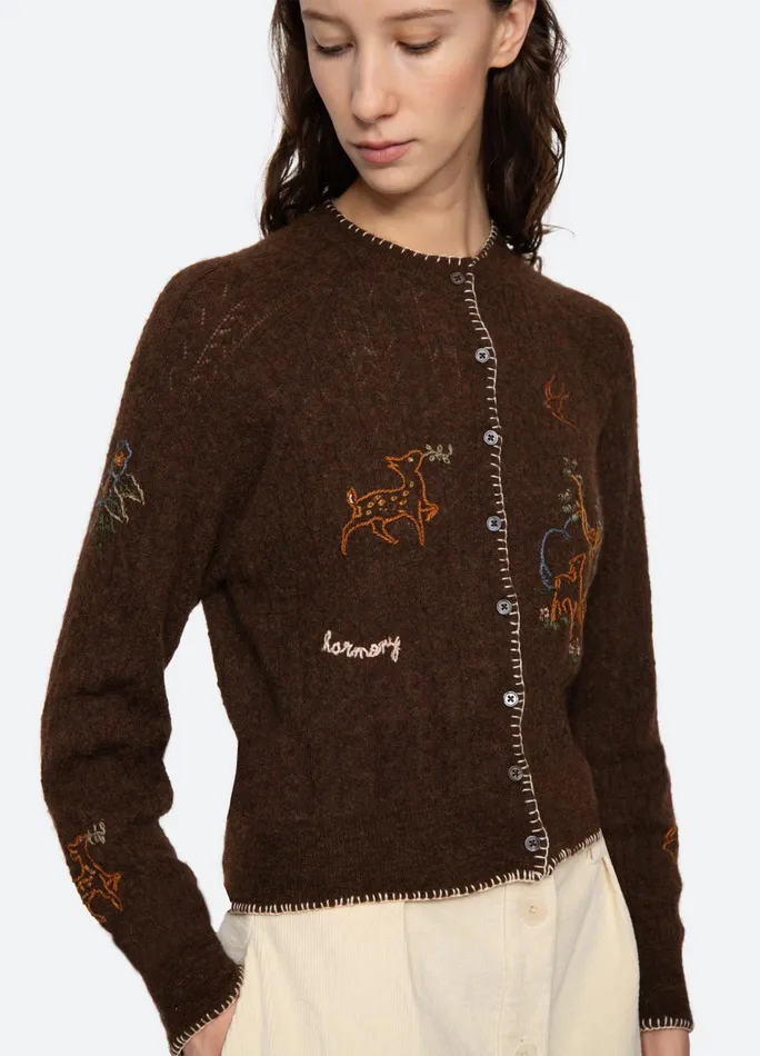 Sea New York Tops Martha Cardigan Brown 8211 Women