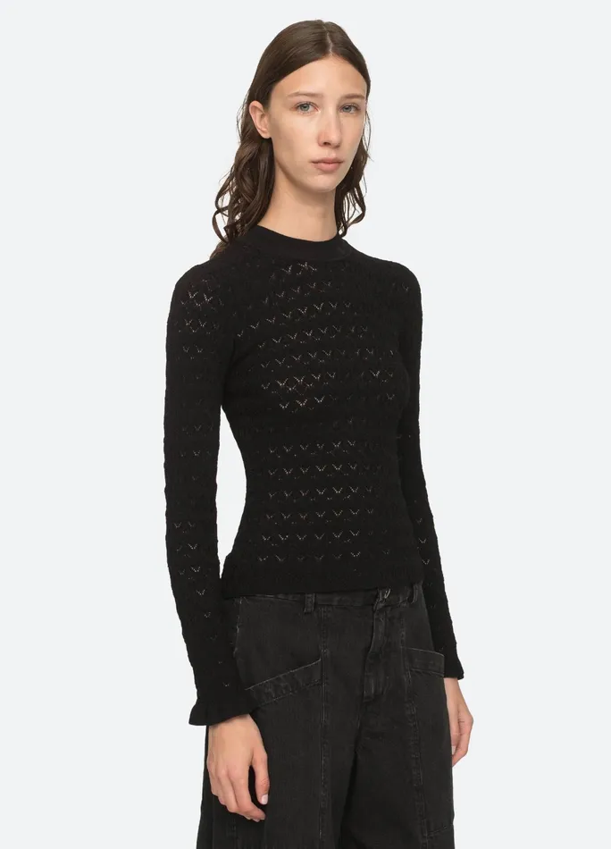 Sea New York Tops Rue Sweater Black 8211 Women