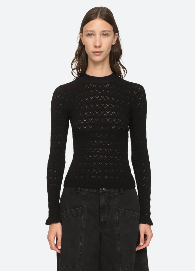 Sea New York Tops Rue Sweater Black 8211 Women