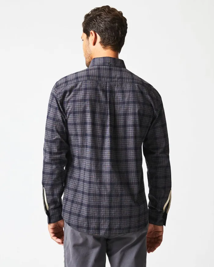Shirting Men Billy Reid Plaid Tuscumbia Shirt Bd Brownblack