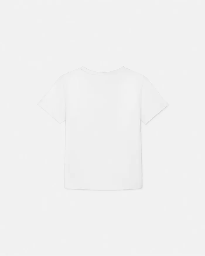 Shirts and Tshirts Kids Versace Logo TShirt Whiteprint