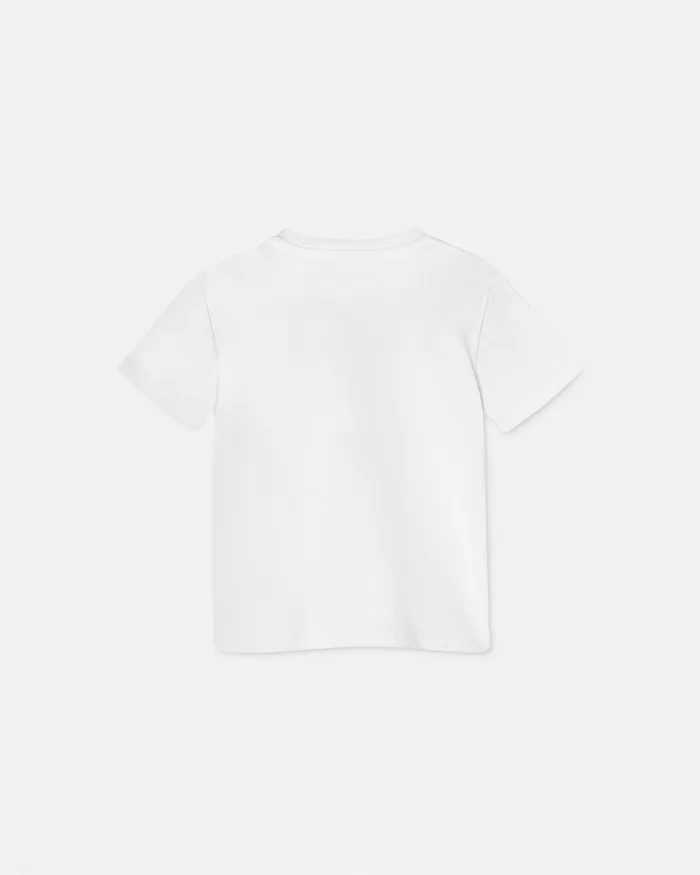 Shirts and Tshirts Kids Versace Medusa Baby TShirt Whitesilver