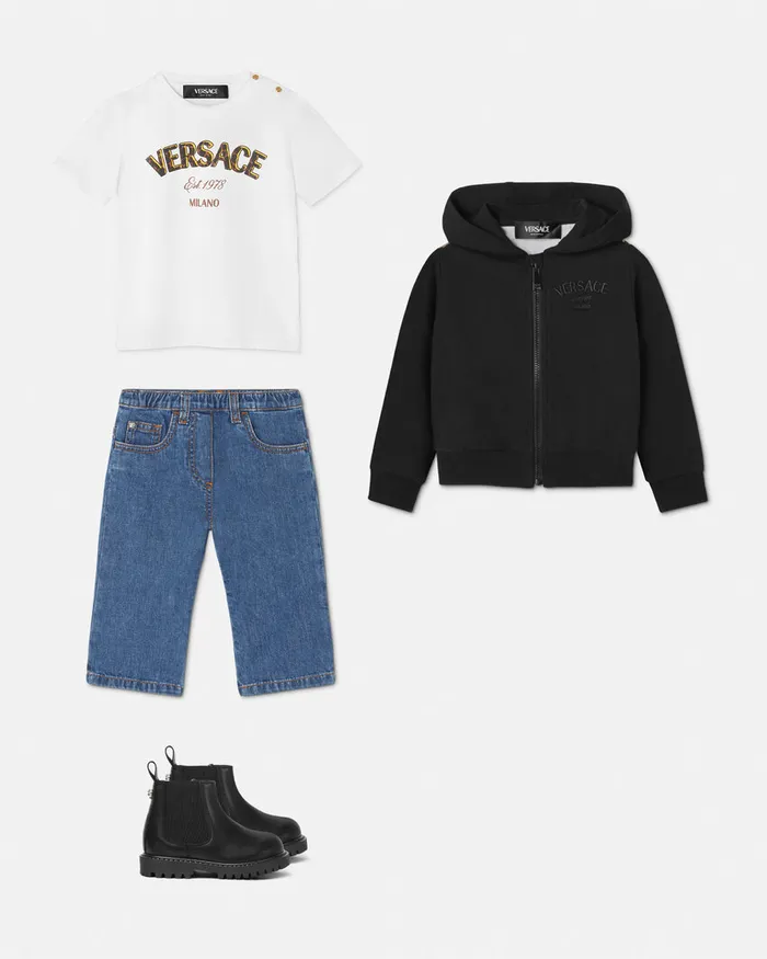 Shirts and Tshirts Kids Versace Wild Stamp Baby TShirt White