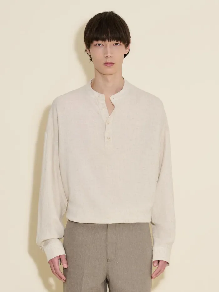 Shirts and Tops Men Holzweiler Inertia Shirt Sand Mix