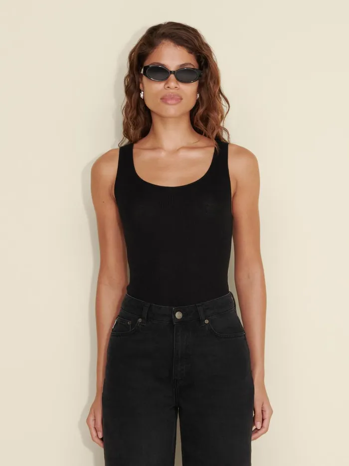 Shirts and Tops Women Holzweiler W Merino Rib Singlet Black