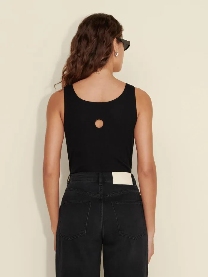 Shirts and Tops Women Holzweiler W Merino Rib Singlet Black