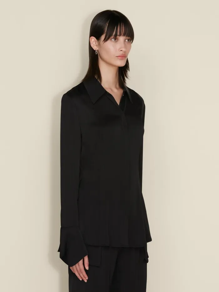 Shirts and Tops Women Holzweiler Youbin Flow Shirt Black