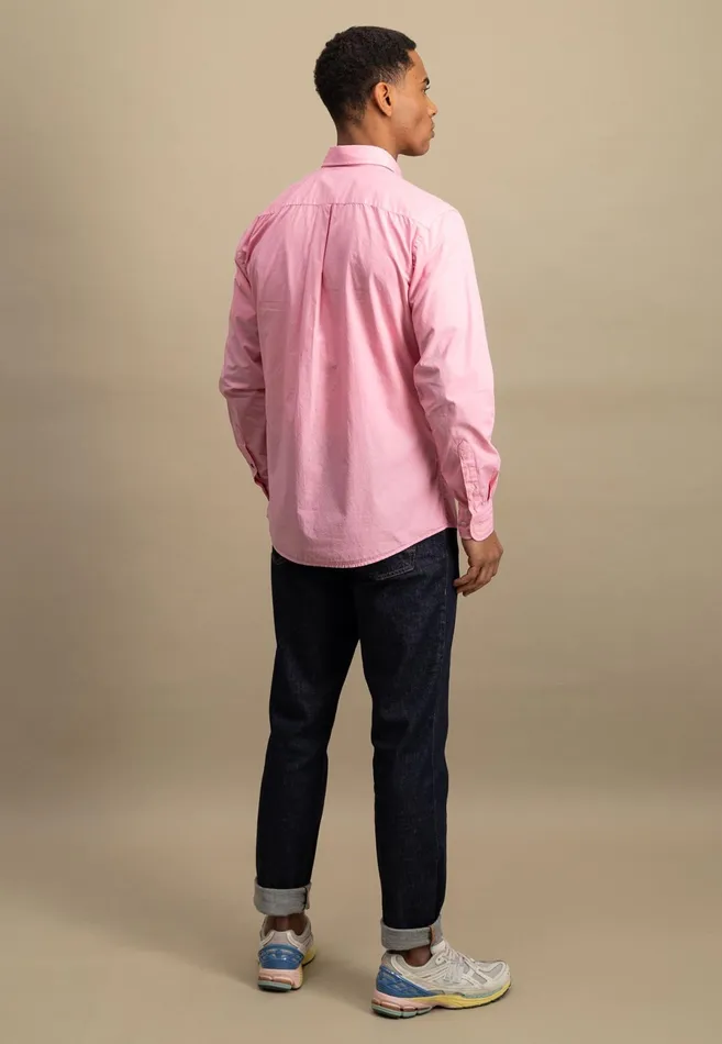 Shirts Men FYNCHHATTON Cotton Shirt With Buttondown Collar Summer Breezepeenavyturf Green