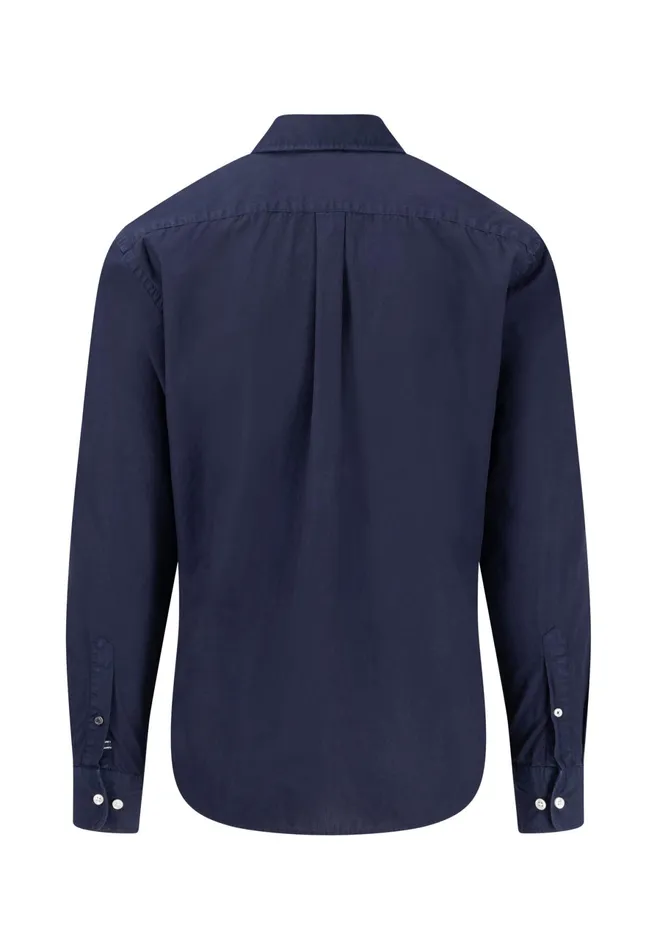 Shirts Men FYNCHHATTON Cotton Shirt With Buttondown Collar Summer Breezepeenavyturf Green
