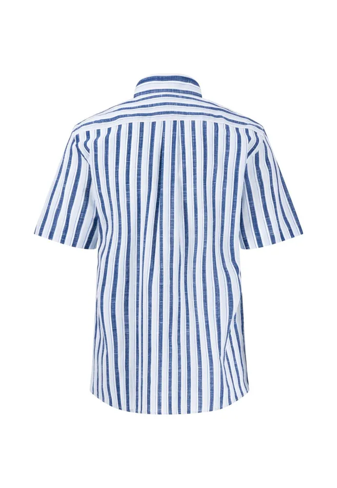 Shirts Men FYNCHHATTON Halklm Shirt With Stripes And Logodails Summer Breeze