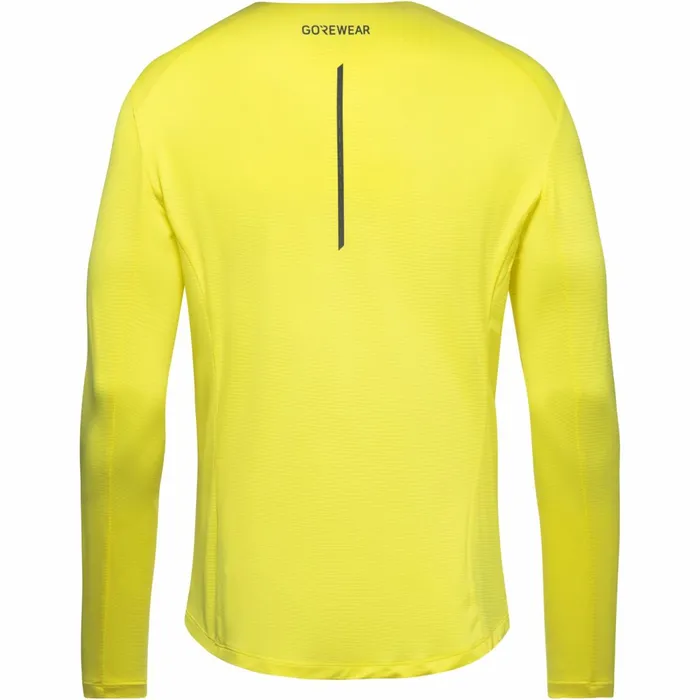 Shirts Men GOREWEAR Contest 20 Long Sleeve Tee Mens Neon Yellow