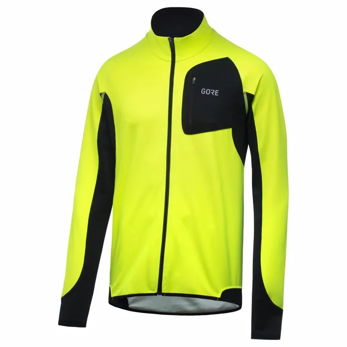 Shirts Men GOREWEAR R3 Partial WINDSTOPPER Shirt Black