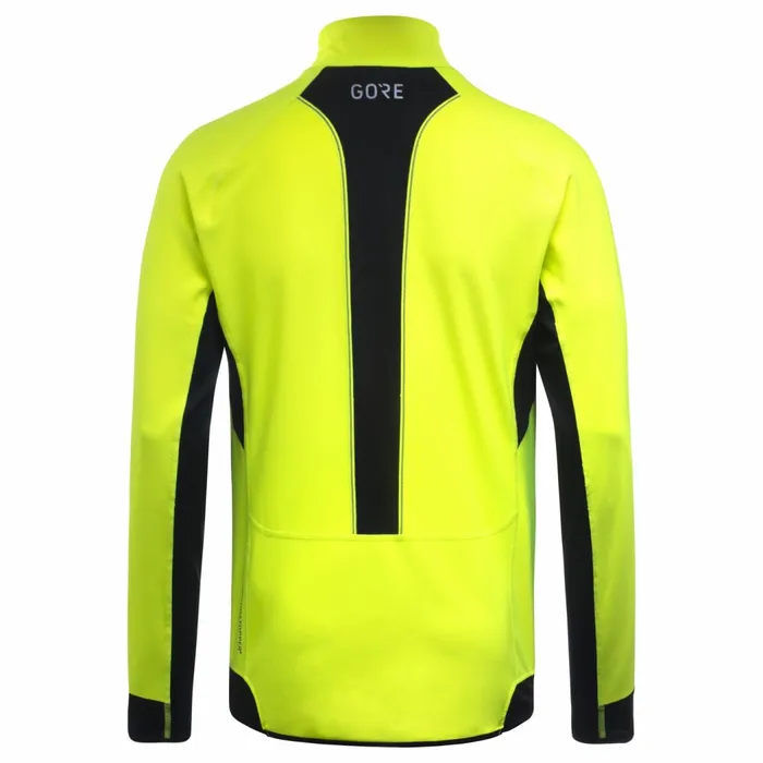 Shirts Men GOREWEAR R3 Partial WINDSTOPPER Shirt Black