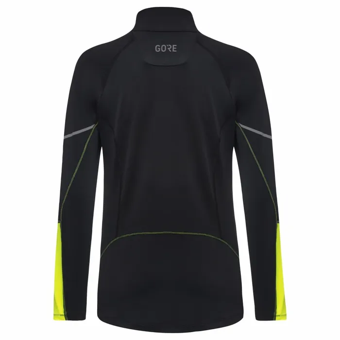 Shirts Women GOREWEAR M Women Mid Long Sleeve Zip Shirt Neon Yellow Shirts Women GOREWEAR M Women Mid Long Sleeve Zip Shirt Neon Yellow