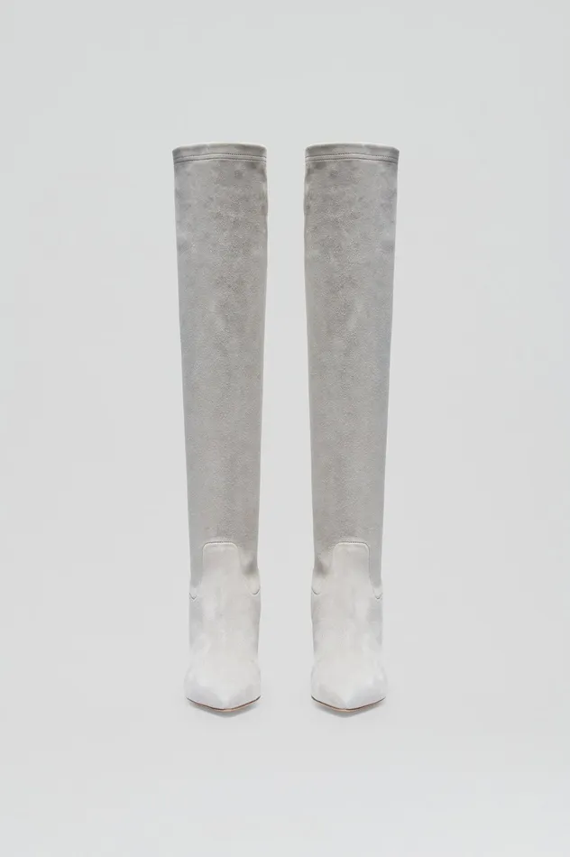 Shoes STRETCH SUEDE OVER THE KNEE BOOT 85 STONE 8211 Scanlan Theodore Women
