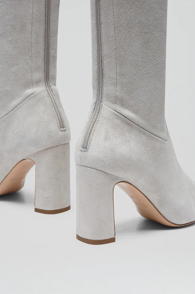 Shoes STRETCH SUEDE OVER THE KNEE BOOT 85 STONE 8211 Scanlan Theodore Women