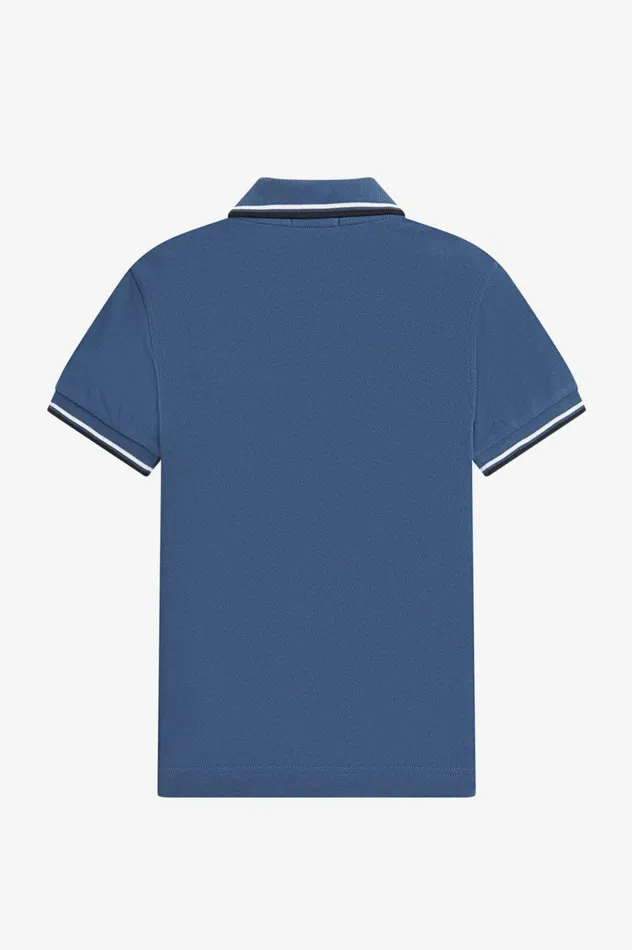 Shop The ShirtKids Twin Tipped Shirt Midnight Bluesnow Whiteblack Fred Perry Kids